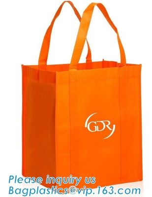 laminated non woven bag folding non-woven fabric shopping tote bag, cheap shopping non woven bag, Custom collapsible reu