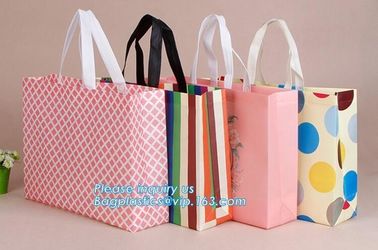 Factory price high quality fashion customize handle laminated non woven bag, heat seal die cut handle ultrasonic non wov