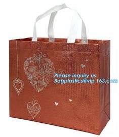 Factory Price High Quality Laminated PP Non Woven Bag, wholesale customized print logo non woven bags with string for sh