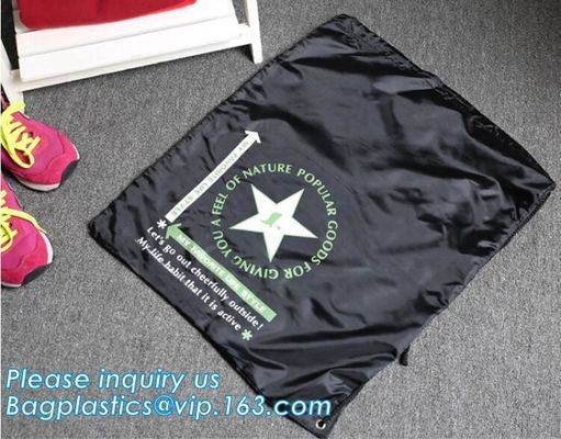 Promotion Canvas Cotton Drawstring Bag, Waterproof Mini Nylon Polyester Drawstring Bag,190T/210d polyester drawstring ba