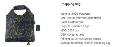 New Recycle Eco Friendly Wholesale Polyester Foldable Shopping Bag Reusable Grocery bags,Reusable Nylon Polyester Shoppi