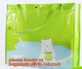 polypropylene tote bag,Promotional Wine Shopping Tote Fabric Polypropylene Laminated PP non woven fabric makeup bag, oem