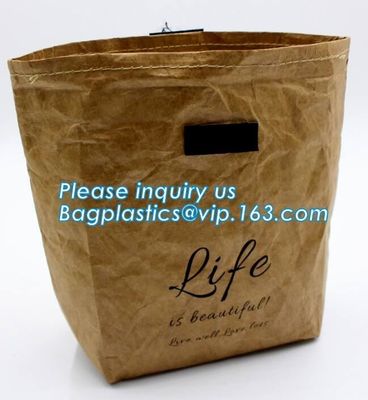 Resistant waterproof paper bag, paper shoulder bag, clutch bag, Tyvek Eco-friendly tote bag, waterproof folding shopping