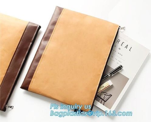 Untearable tyvek paper envelope, kraft brown tyvek cover, Kraft Paper Cheap Custom Made Tyvek Envelope, promotionalwater