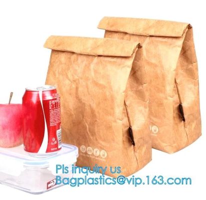 Eco-friendly Tear-resistant Dupont Paper Handbag Durable Tyvek Shopping Waterproof Tote Bag with Zipper bagease package