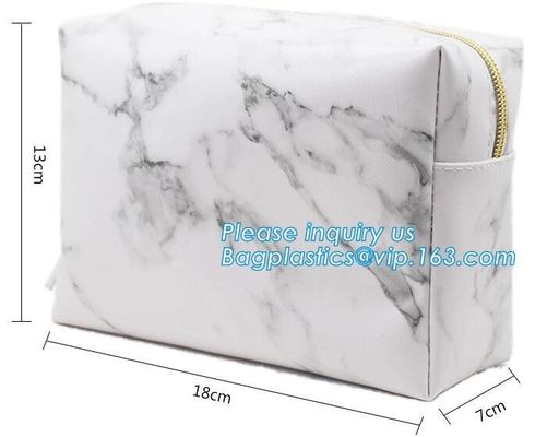 Custom Tyvek Paper Zipper Cosmetic Makeup Bag With Leather Handle,untearable tyvek zipper cosmetic bag,Environmentally f