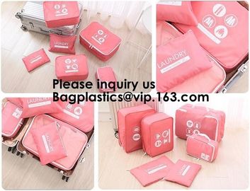 Polyester Travel Packing Cubes For Male And Female, Luggage Organizer,Packing Cubes Medium/Small Luggage Packing Travel