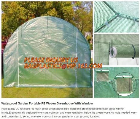 pc aluminum garden green house,portable houses garden green house,China-made new design green house for agriculture/comm