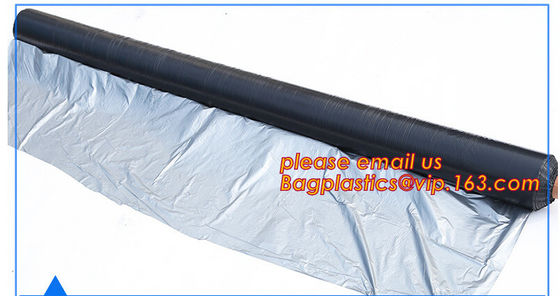 Transparent / Black / Silver / White color Plastic PE LDPE Agriculture Mulching Film,panda strawberry mulch film/black w