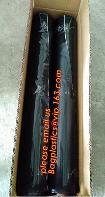 Custom biodegradable agriculture plastic mulch film,tubular roll with black colour for agricultural mulch film BAGEASE