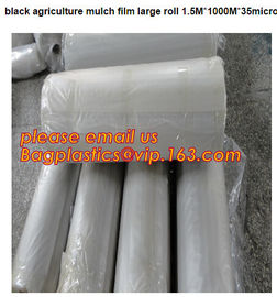 Perforated Black Agricultural Mulch Film for Weed Control Membrane,Pre-stretch Perforated UV Resistant Agriculture Film