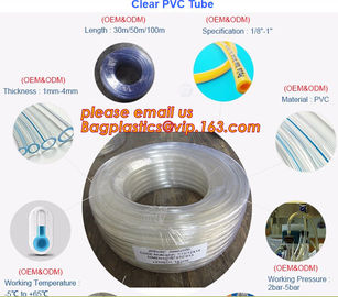 Transparent PVC Spiral Steel Wire Reinforced Pipe Floating Dredge Hose