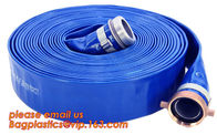 Customized inch 3/4&quot;-16&quot; discharge water pvc layflat hose tubing pipe flexible lay flat irrigation agricultural water ho