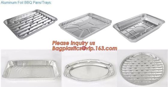 aluminum foil container / tray / lunch box for food packing,Takeaway oven safe fast food take out disposable aluminum fo