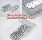 Takeaway oven safe fast food take out disposable aluminum foil container,compartment round airline food aluminum foil co
