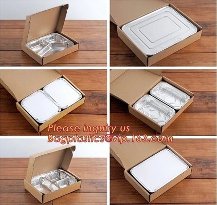 Food baking household aluminum foil container for fast food,150ml Disposable Food Grade Smooth Wall Color Coated Aluminu