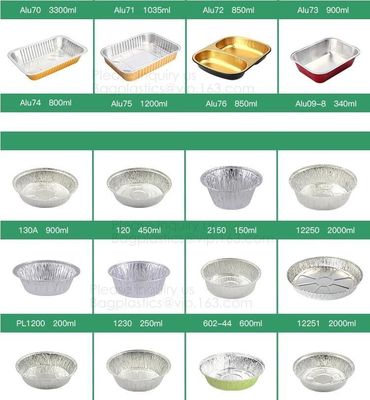 Microwave Disposable Aluminum Foil Pizza Baking Tray Pans container Sizes,pan box trays takeaway Container,kitchen and B
