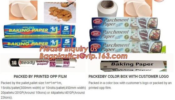 Food Wrapping Use Greaseproof Printed Baking Paper Parchment Paper for barbecue,40gsm Greaseproof Cooking Baking Parchme