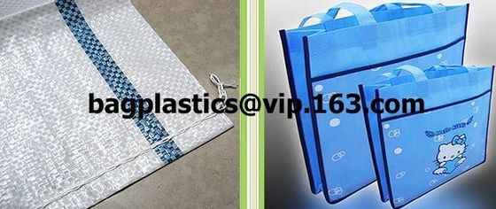 rice, wheat, corn, flour, sand, cement, etc. BOPP laminated bag,  net bag with drawstring, woven bag with liner, BAGEASE