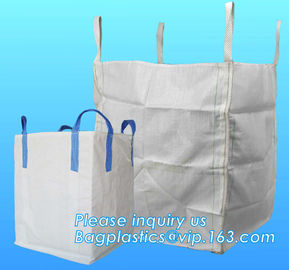 U-type competitive price 100% PP breathable bulk big woven fibc bags mesh jumbo bag for firewood potato, BAGPLASTICS,