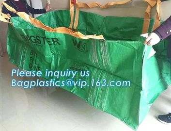 skip bulk bags pp material big bag jumbo bag for animal feed，Belts Tubular Jumbo Bag U-Type Jumbo Bag Mesh Bag High Load