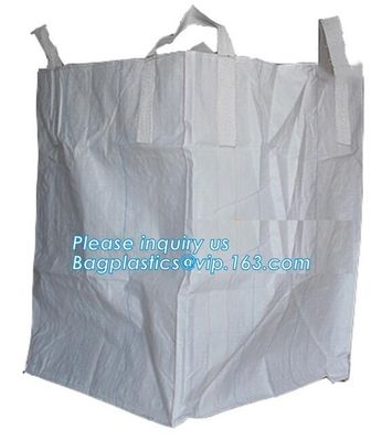 PP woven flexible big bag with baffle and brace inside for packing 2000kg iron ore with high UV treated, bagplastics,