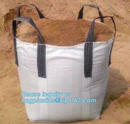 big bulk bag 1.5 ton pp woven big bulk FIBC bags grain wheat flour super sack,Food grade moisture proof pp woven big bul