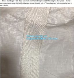 Sand Jumbo Bags,Ton Bag 1500kg /chinese made white pp woven knitted big ton bag,pp woven jumbo big bag for gypsum powder