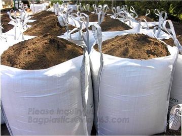 Big Fabric Raw Materials Bulk Bag Polypropylene Woven Sacks 1 Ton Tote Bags,Custom size fibc jumbo PP woven big bag supe