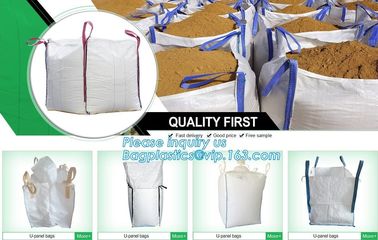 100% New Virgin Polypropylene PP Woven Big Bulk Bag Jumbo Bag FIBC For Packing Sand 1 Ton 1.5 Ton 2 Ton Made In package