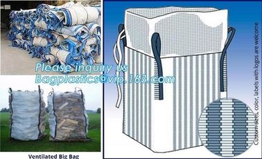 100% virgin polypropylene woven pp big bag/jumbo bags for sand/ore/stones/pellets/waste manufacturer, bagplastics, bagea