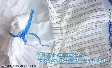 customizable PP u-panel baffle big bag /coated white woven PP jumbo bag/ventilated 4 panel baffle bag/all colors availab