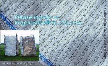 customizable PP u-panel baffle big bag /coated white woven PP jumbo bag/ventilated 4 panel baffle bag/all colors availab