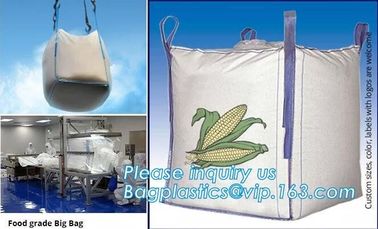 Big Manufacturer Supplier pp woven jumbo bag 500- 2000kgs plastic fibc,Food Grade polypropylene woven big bags AIB certi