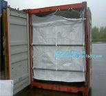 extra lagrge woven PE drawstring dumpster container liner for garbage truck,40 yard polyethylene woven drawstring dumpst