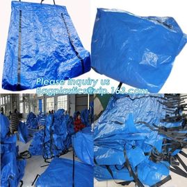 STRONG SEWING BLUE COATING WATERPROOF PE MATTRESS COVERS,REINFORCED PORTABLE MULTI-PURPOSE POLYTHYLENE TARPAULIN, NYLON