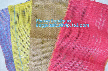 PP tubular plastic mesh bag vegetable onion raschel sack packing mesh bags for sale,manufacturer potato onion 50x80 mesh