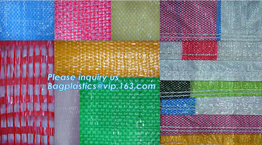 custom label vegetable onion potato raschel tubular mesh net bags,PE/PP hot sale good quality leno raschel mesh bags pac