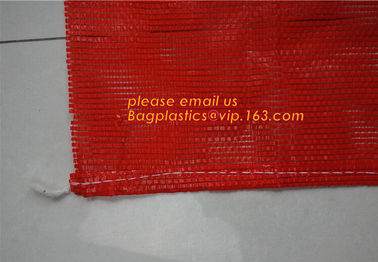 100% pe raschel mesh bag for onions ,potatoes , other vegetables,PP net vegetables leno mesh bag Color raschel PP PE mes