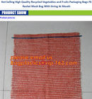 agricultural use PE Plastic Raschel mesh bag for packing vegetables,PP WOVEN Leno raschel mesh net bag for fruit and veg