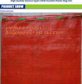 agricultural use PE Plastic Raschel mesh bag for packing vegetables,PP WOVEN Leno raschel mesh net bag for fruit and veg