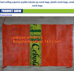 agricultural use PE Plastic Raschel mesh bag for packing vegetables,PP WOVEN Leno raschel mesh net bag for fruit and veg