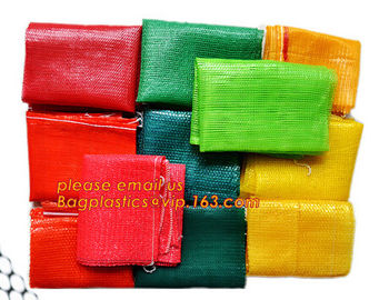 pp tubular fruit net sack, Customize all colors and sizes potato onion mesh raschel bag,Raschel knitting PE mesh vegetab