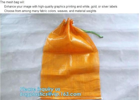 40x60cm yellow raschel mesh onion packing bag,Hot sale PE raschel mesh bag for potato,raschel net bag & pp raschel mesh