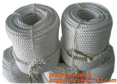 1/2 in. White Twist polyester rope, cheap and quality 3 inch polypropylene marine rope, polypropylene rope, PET+PP rope