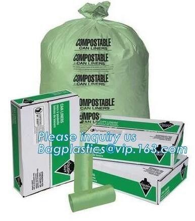 eco friendly compostable biodegradable food bags with EN13432 BPI OK compost home ASTM D6400 certificates