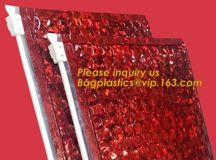 Custom Zip lockk zipper bubble bag/bubble slider bag,Shielding Bag Aluminum Foil Bag Metallized Foil Bag Nylon Vacuum Bag