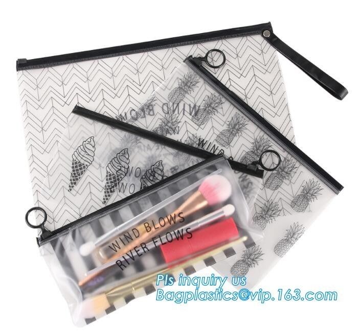 resealable slider Zip lockk eva plastic promotion bag, Frosted Zip lockk bag Plastic drawstring frosted Bags With Zipper Sli