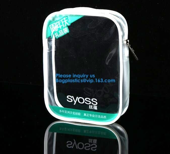 Customized Size And Thickness PVC Travel Slider Bag,Frosted Cosmetic Garment Poly Zip lockk Bag Matte Plastic Bag Bagease