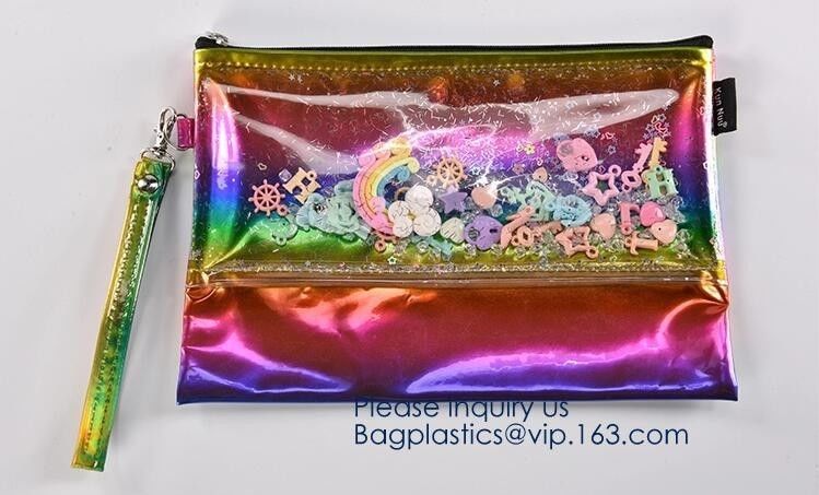 China Supplier EVA pouch customized Cosmetic Makeup Bag toiletry bag,Vinyl Waterproof makeup pouch Portable EVA Women Co